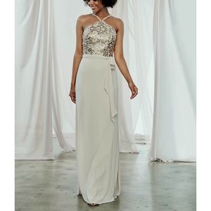 Amsale Nicca in Fawn